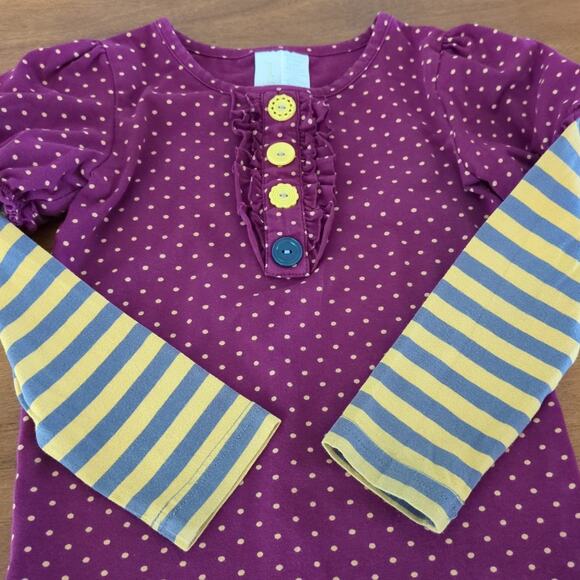 Matilda Jane Parsnip charmer Long Sleeve Shirt Girls Top 4 - Picture 4 of 7